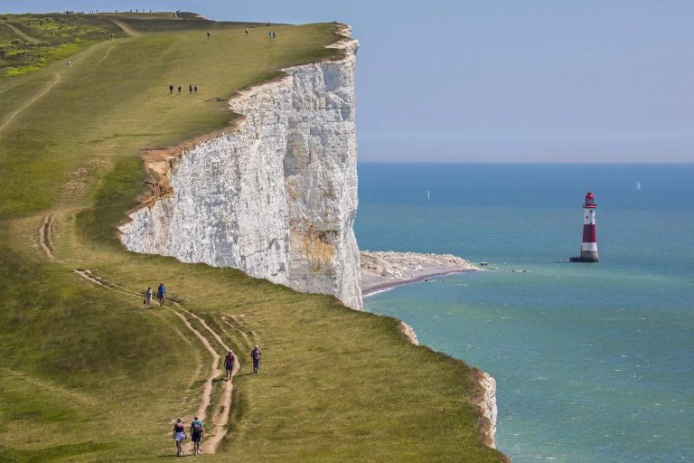 Footpath leading over Beachy head