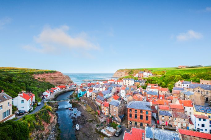 colourful houses of Staithes village