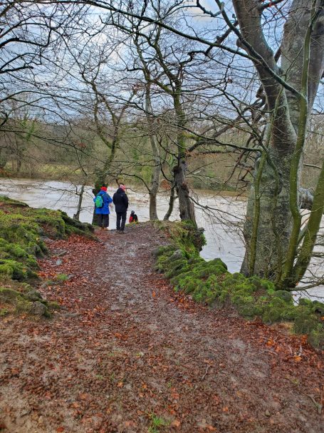 Route towards the Wye river