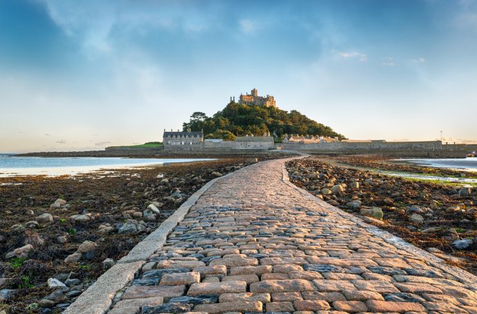 Causeway to St Michaels Mount