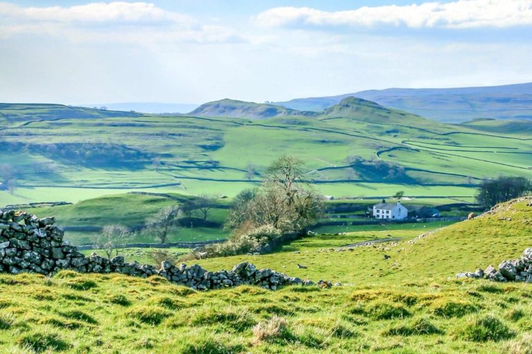 Looking out over the Yorkshire Dales from Grassington