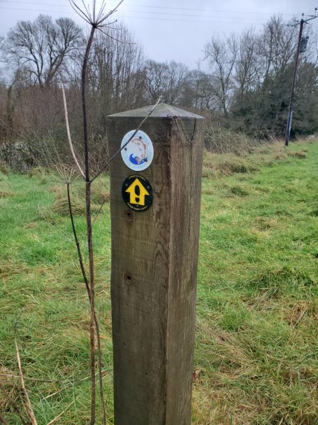 Wye Valley walk signpost