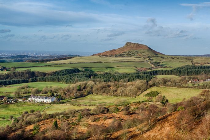 Landscape towards Roseberry Topping