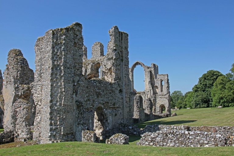 Castle Acre Priory ruins.