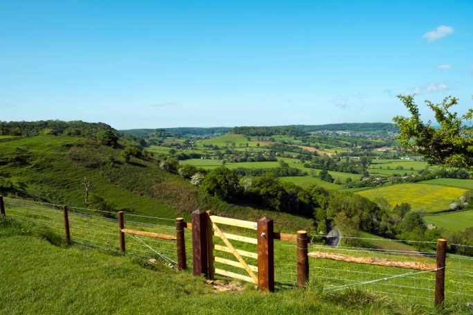 View over Severn Vale from Coaley Peak