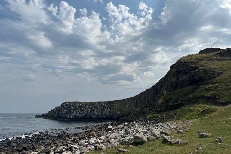 Coast path over cliff by kind permission of Mark Avery