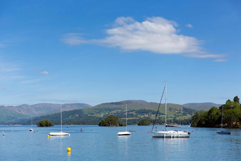 Boats in Lake Windermere