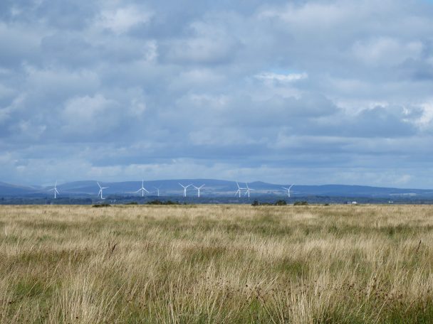 Wind turbines on Hadrian's Wall